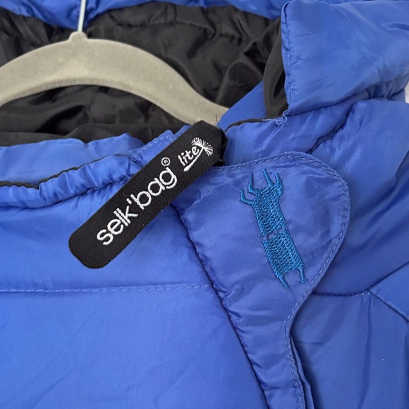 Selk’Bag Lite wearable sleeping bag Kids size K2 4’8”-5’1” Blue cozy camp wear - Picture 4 of 16